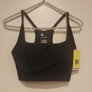All in Motion Textured Black Sports Bra